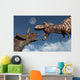 Tyrannosaurus Rex Confronting Triceratops Wall Decal