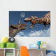 Tyrannosaurus Rex Confronting Triceratops Wall Decal