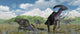 Herd Parasaurolophus Dinosaurs during Wall Decal
