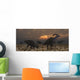 Herd Parasaurolophus Dinosaurs Dawn Wall Decal