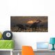 Herd Parasaurolophus Dinosaurs Dawn Wall Decal