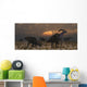Herd Parasaurolophus Dinosaurs Dawn Wall Decal