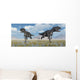 Carnivorous Allosaurus Dinosaurs during Wall Decal