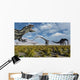 Carnivorous Allosaurus Stalking Herd Wall Decal