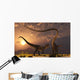 Allosaurus Deadly Battle Evening Wall Decal