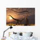 Allosaurus Deadly Battle Evening Wall Decal