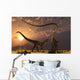 Allosaurus Deadly Battle Evening Wall Decal