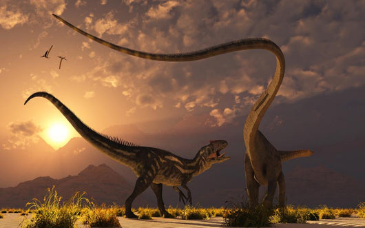 Allosaurus Deadly Battle Evening Wall Decal
