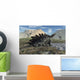 Stegosaurus and Allosaurus Caught Wall Decal