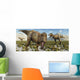 Pack Tyrannosaurus Rex Dinosaurs Close-up Wall Decal