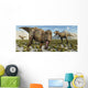 Pack Tyrannosaurus Rex Dinosaurs Close-up Wall Decal