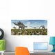 Mixed Herd Stegosaurus and Wall Decal
