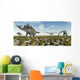 Mixed Herd Stegosaurus and Wall Decal