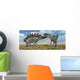 Stegosaurus Defending Itself Desert Wall Decal