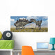 Stegosaurus Defending Itself Desert Wall Decal