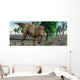 Confrontation with Carnivorous Tyrannosaurus Wall Decal