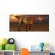 Asteroid Hitting Earth Marking Distant Wall Decal