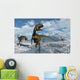 Cryolophosaurus Dinosaurs Roaming Modern Wall Decal