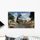 Carnivorous Cryolophosaurus Dinosaur Walking Wall Decal