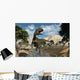 Carnivorous Cryolophosaurus Dinosaur Walking Wall Decal
