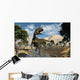 Carnivorous Cryolophosaurus Dinosaur Walking Wall Decal