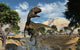 Carnivorous Cryolophosaurus Dinosaur Walking Wall Decal