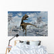 Cryolophosaurus Dinosaur Walking along Wall Decal