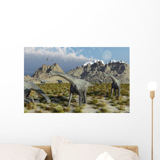 Herd Camarasaurus Sauropod Dinosaurs Wall Decal