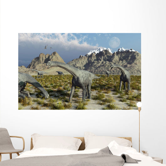 Herd Camarasaurus Sauropod Dinosaurs Wall Decal
