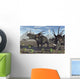 Herd Styracosaurus Dinosaurs Wall Decal