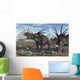 Herd Styracosaurus Dinosaurs Wall Decal