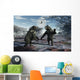 Pair Arctodus Bears Territorial Wall Decal