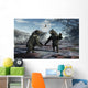 Pair Arctodus Bears Territorial Wall Decal