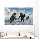 Pair Arctodus Bears Territorial Arctic Wall Decal