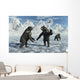 Pair Arctodus Bears Territorial Arctic Wall Decal