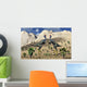 Pair Caudipteryx Feathered Dinosaurs Wall Decal