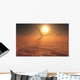 Giant Quetzalcoatlus Pterosaurs Flying Evening Wall Decal