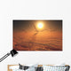 Giant Quetzalcoatlus Pterosaurs Flying Evening Wall Decal