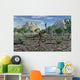 Pelecanimimus Dinosaur Chasing Dragonfly Wall Decal