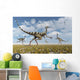 Group Pelecanimimus Dinosaurs Chasing Wall Decal