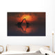 Silhouetted Shapes Sauropod Dinosaurs Pair Wall Decal