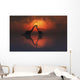 Silhouetted Shapes Sauropod Dinosaurs Pair Wall Decal