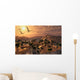 Quetzalcoatlus Pterosaurs Flying Evening Wall Decal