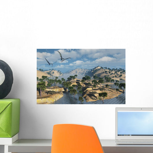 Quetzalcoatlus Pterosaurs Flying Wall Decal