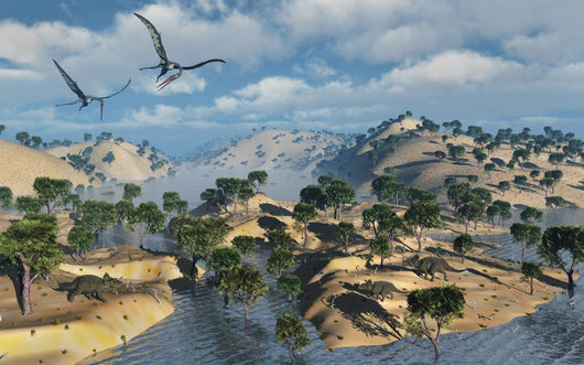Quetzalcoatlus Pterosaurs Flying Wall Decal