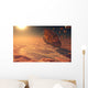 Giant Asteroid Burning up Wall Decal