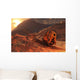 Fossilized Skeleton T-rex Dinosaur Evening Wall Decal