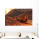 Fossilized Skeleton T-rex Dinosaur Evening Wall Decal