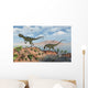 Pair Dilophosaurus Dinosaurs during Wall Decal