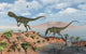 Pair Dilophosaurus Dinosaurs during Wall Decal